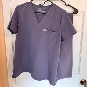 Figs Space Navy Scrub Set